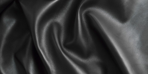 Fototapeta premium Black leather