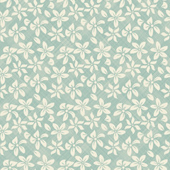 Seamless creative hand-drawn pattern of stylized flowers. Vector illustration