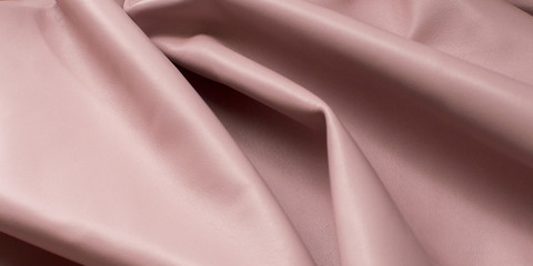 Pink leather
