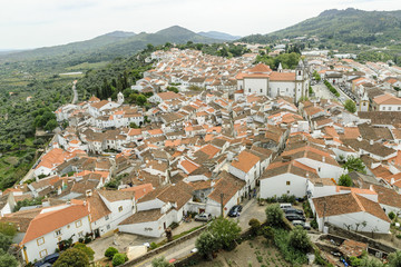 Fototapeta na wymiar sight of the Portuguese city of Castelo de Vide.