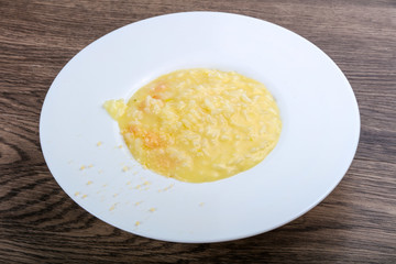 Risotto with prawn