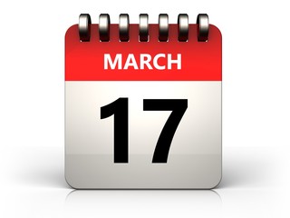 3d 17 march calendar
