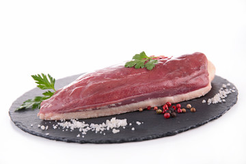 raw duck breast