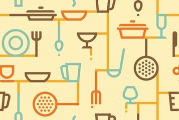 Cooking background. Vector illustration