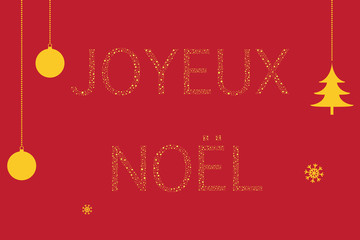 Obraz na płótnie Canvas Joyeux Noël