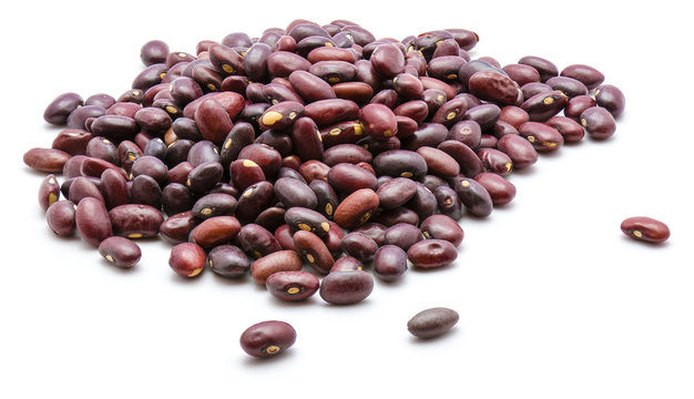 Kidney beans isolated on white background