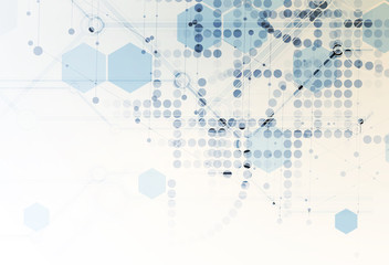 Digital technology world. Business virtual concept. Vector background