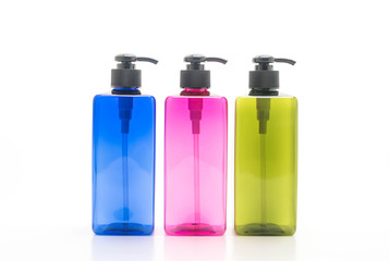 empty pump bottle for shampoo or soap