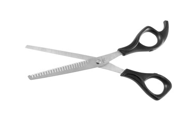 Open scissor isolated on a white background