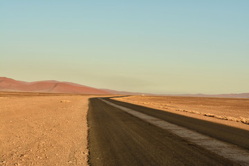 Fototapeta na wymiar Road in Namibia