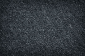 Dark grey black slate background or texture