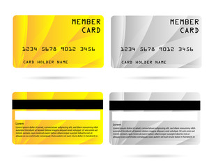 member card, business VIP card, design for privilege member,vector
