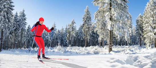 Photo sur Plexiglas Sports dhiver ski de fond