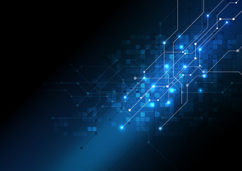 vector abstract background technology illustration communication data security