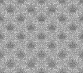 Seamless damask wallpaper