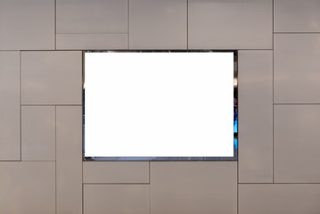 blank billboard for advertising poster