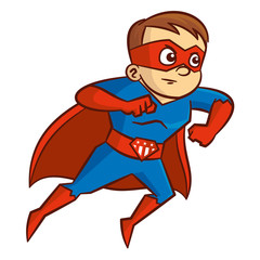 Superhero boy Cartoon character