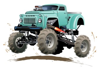 Cartoon Monster Truck © Mechanik