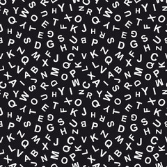 Letters Seamless Pattern