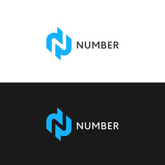 N logo company icon sign vector design.