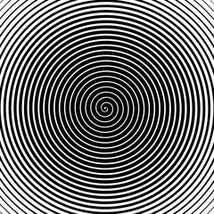 psychedelic spiral with radial rays, twirl, twisted comic effect, vortex backgrounds. Hypnotic spiral