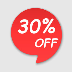 discount sticker. Sale offer. Price label,