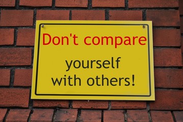 Don't compare