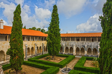 Church Alcobaca Medieval Roman Catholic Monastery, Portugal