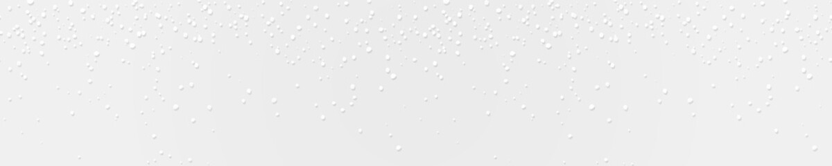 Winter weather seamless banner. Fresh snow illustration