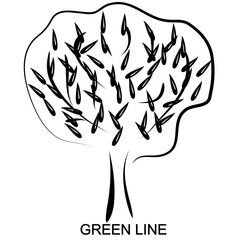 green tree logo