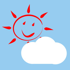 r sun behind the clouds weather forecast