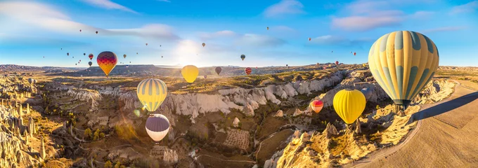Ingelijste posters Luchtballonvlucht in Cappadocië © Sergii Figurnyi