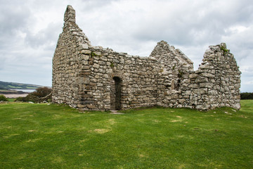 Capel Lligwy, a ruined chapel near Rhos Lligwy in Anglesey, north Wales