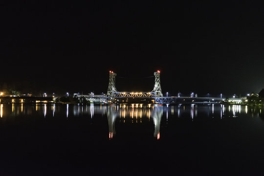 The Portage Lake Lift Bridge