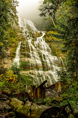 Waterfall in Bridal Veil Falls Provincial Park, BC, British Columbia, Canada