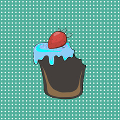 cake with ctrawberry