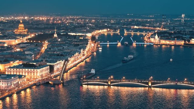 White night in Saint Petersburg