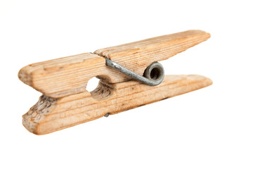 wooden clothespin