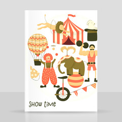 Circus set of characters - 179876874
