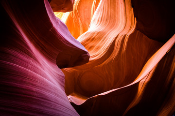 amazing shapes at antelope canyon, arizona