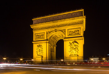 Fototapeta na wymiar Arch of Triumph , Paris