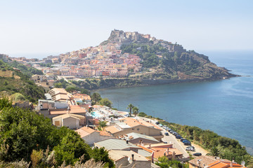 Fototapeta na wymiar Medieval town Castelsardo, Sardinia, Italy