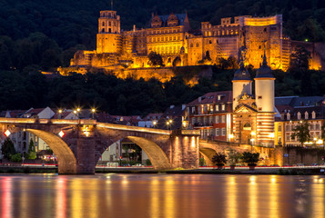 View to castle, Heidelberg, Germany