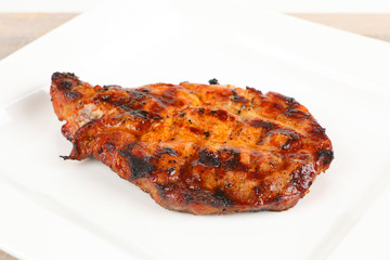 gegrilltes Nackensteak