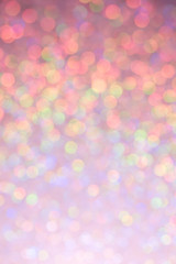  Abstract Christmas twinkled bright background with bokeh defocused lights . Lights Festive background concept.