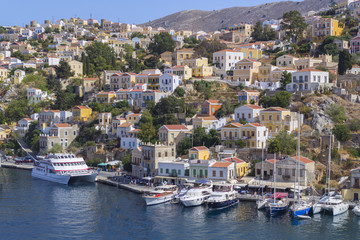 Fototapeta na wymiar amazing Greece - pictorial island Symi