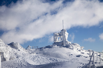 Deep winter in Giant Mountains.