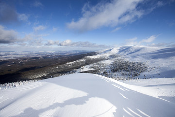 Deep winter in Giant Mountains.