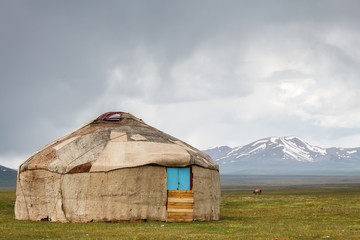 Nice Mountains in Kyrgyzstan country