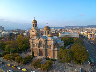 Fototapeta na wymiar Dormition of the Mother of God Cathedral Varna Bulgaria